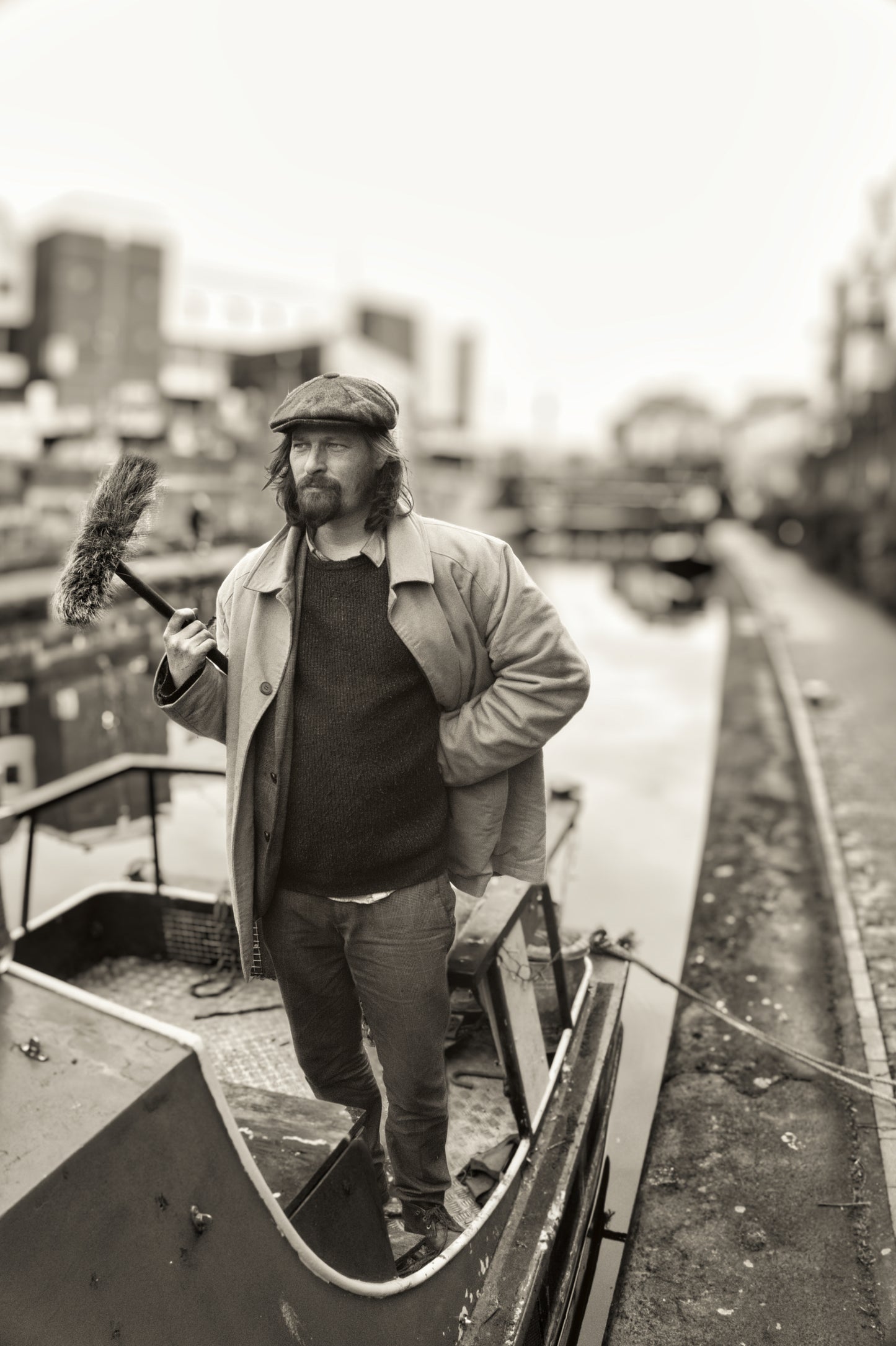 Captain Hockin and Canal Boat Photo - DSC03612- Photographer Martin Fisher- Picture The Image