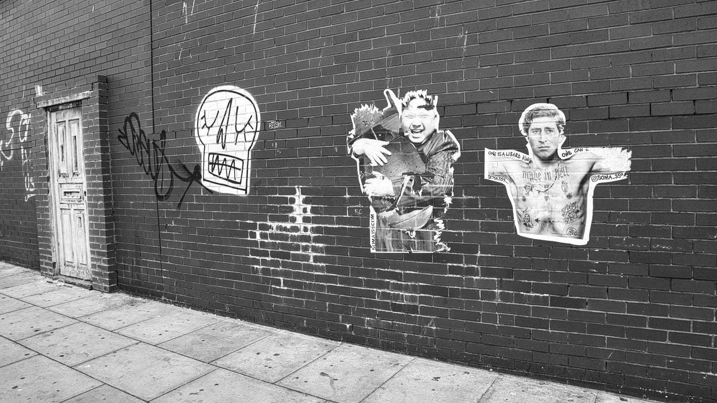 Liverpool Baltic Triangle Photo and Images -Liverpool Graffiti - Charles - PTI07369 - Photo by Photographer Martin Fisher - Picture The Image