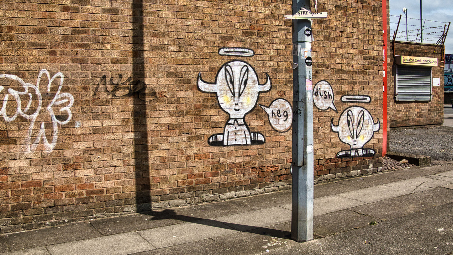 Liverpool Baltic Triangle Photo and Images -Liverpool Graffiti - Heg - PTI07412 - Photo by Photographer Martin Fisher - Picture The Image