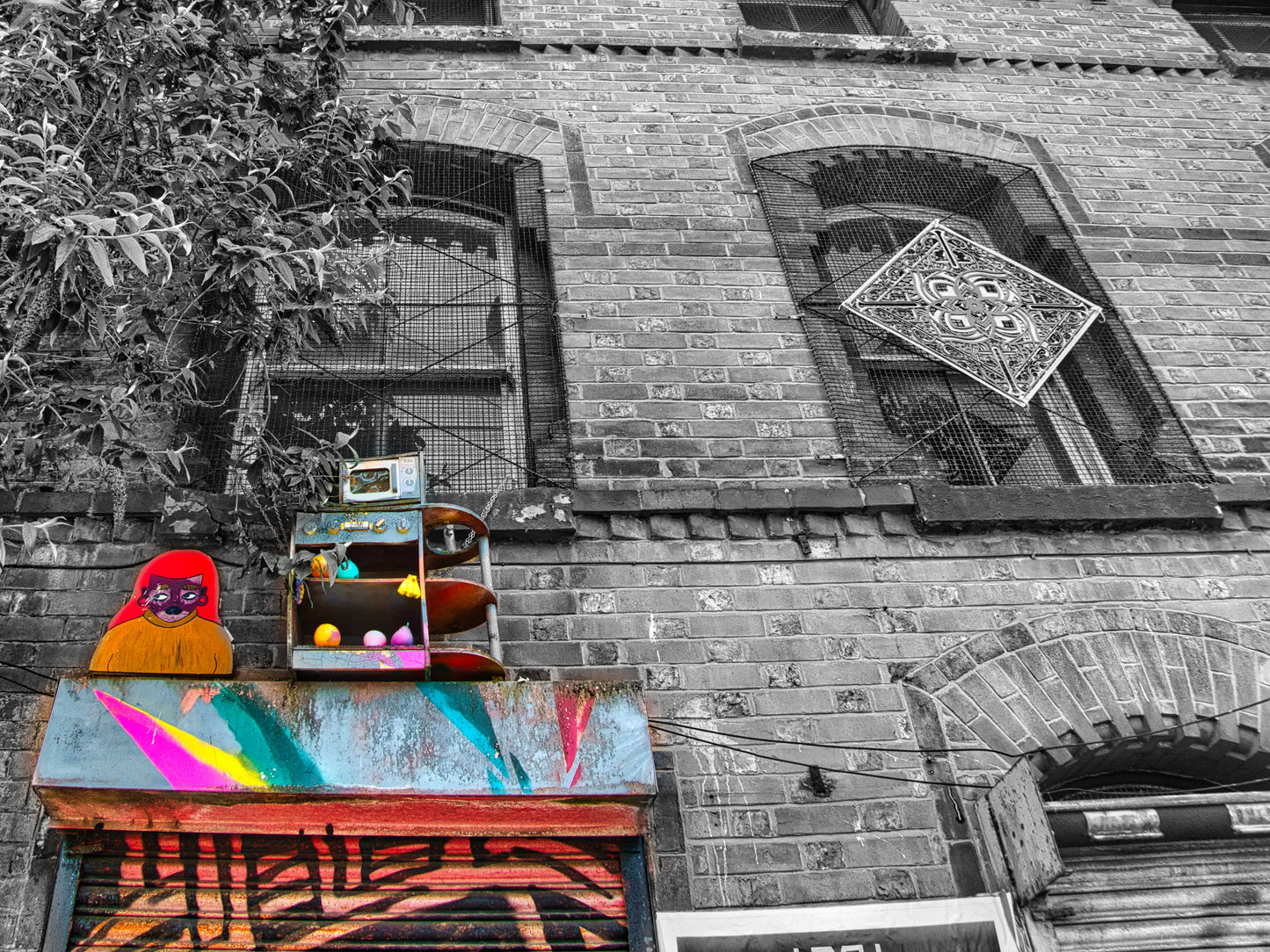 Liverpool Baltic Triangle Photo and Images -Liverpool Graffiti - Just Art Above - PTI07509 - Photo by Photographer Martin Fisher - Picture The Image