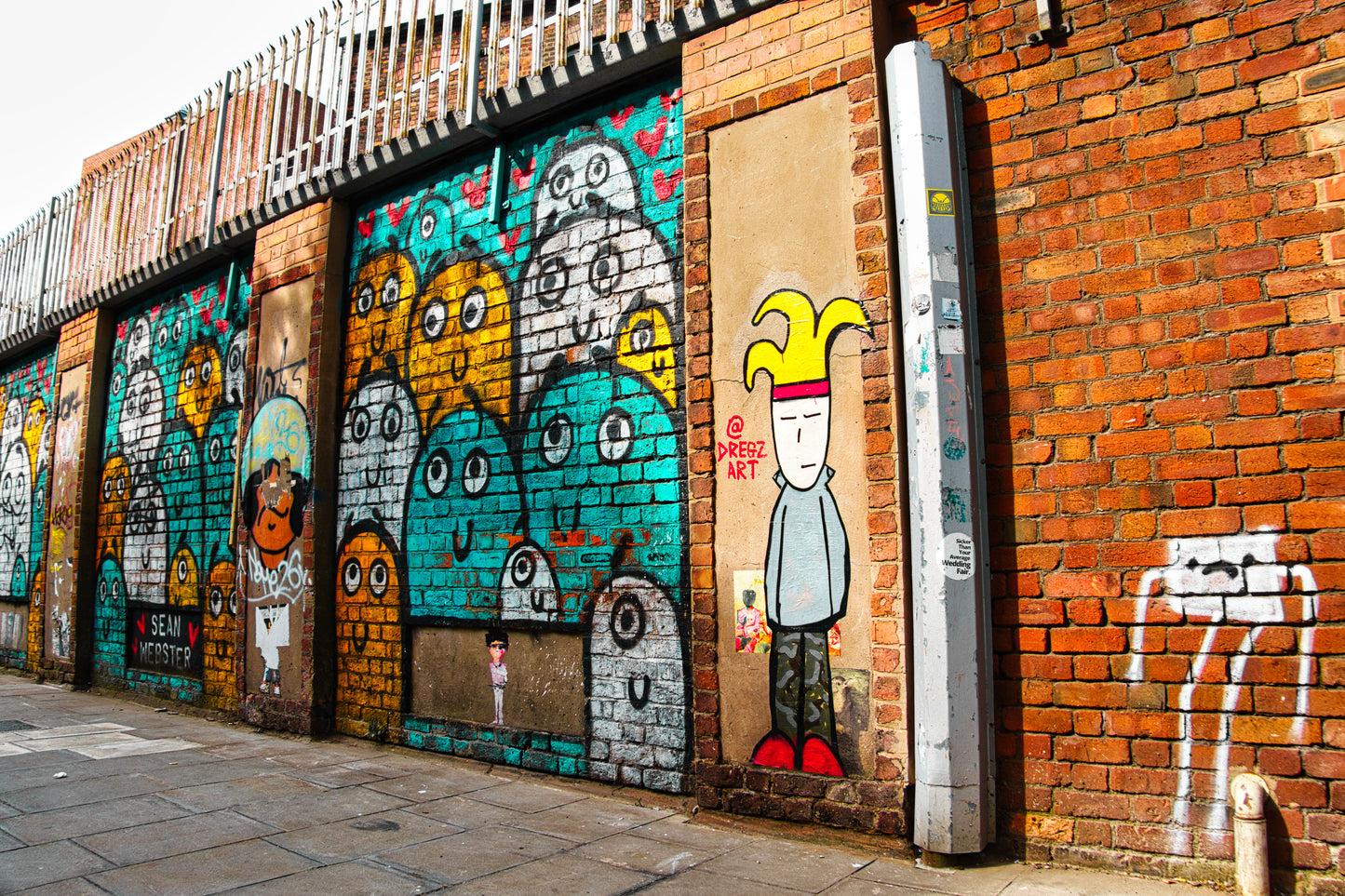 Liverpool Baltic Triangle Photo and Images -Liverpool Graffiti - Look Up - PTI07273 - Photo by Photographer Martin Fisher - Picture The Image