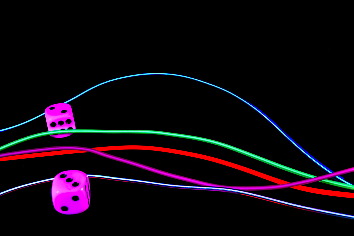 Neon Dice 2 - DSC05027 - Photo - Photographer Martin Fisher